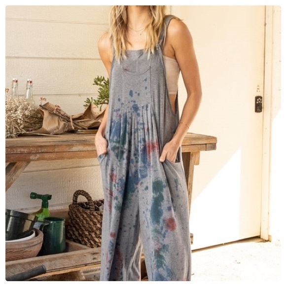 POL Paint the Town Dyed Overalls - Picture 7 of 13